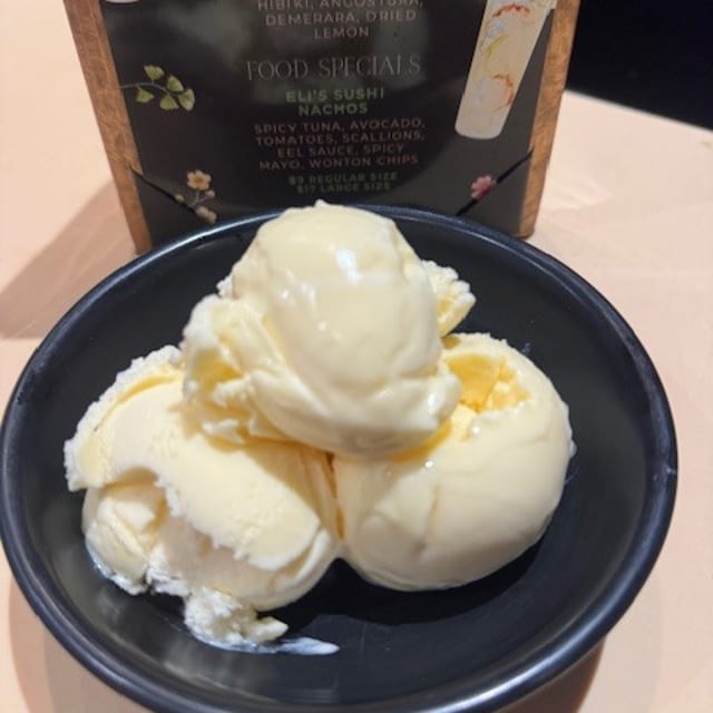 VANILLA ICE CREAM.