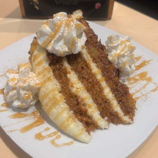 TRIPLE LAYER CARROT CAKE.