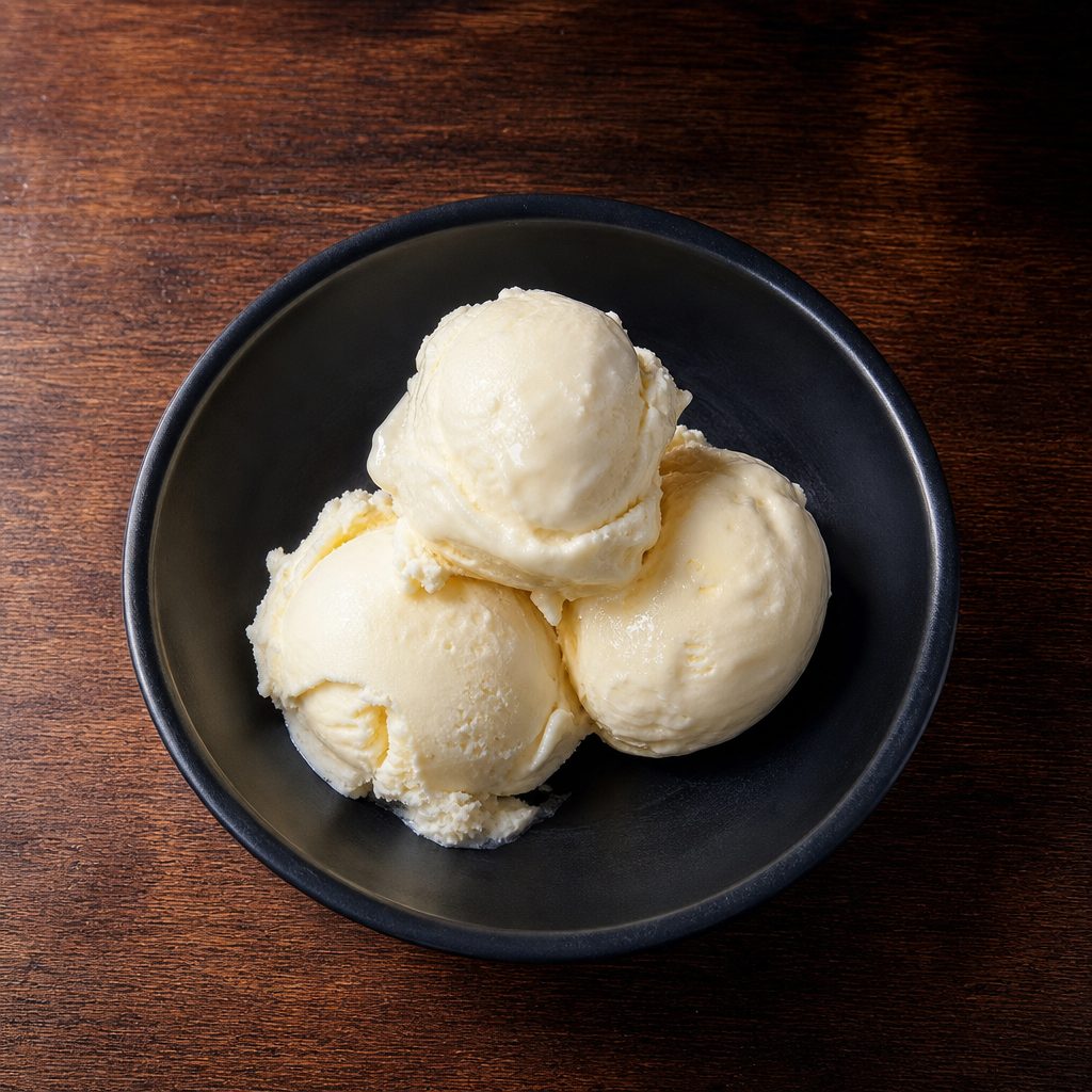 VANILLA ICE CREAM.