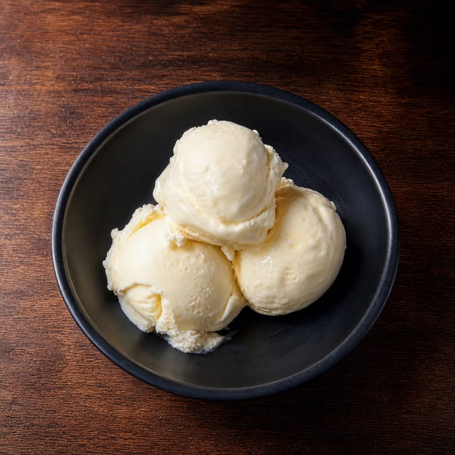 VANILLA ICE CREAM.