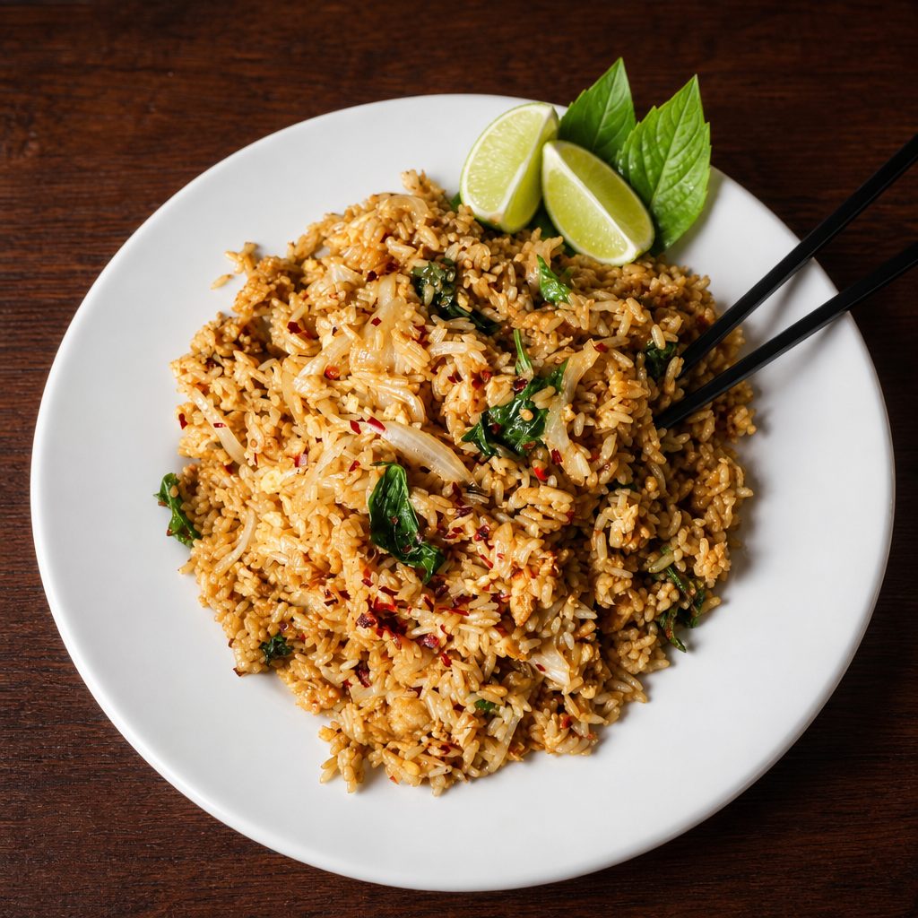 Thai Basil Fried Rice.