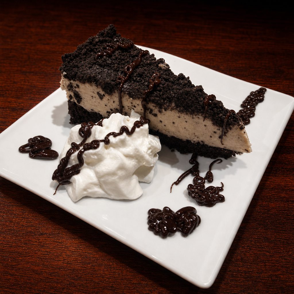 OREO MOUSSE CAKE.