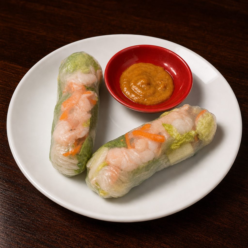 Fresh Summer Rolls (2 pcs).