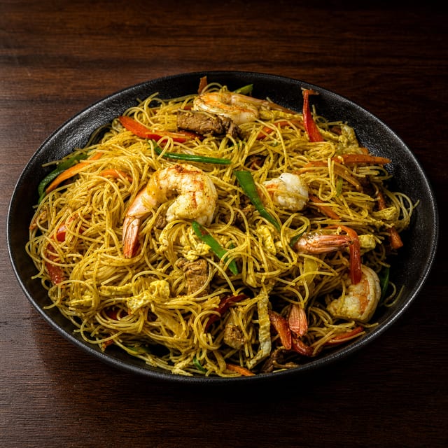 Singapore Rice Noodles.