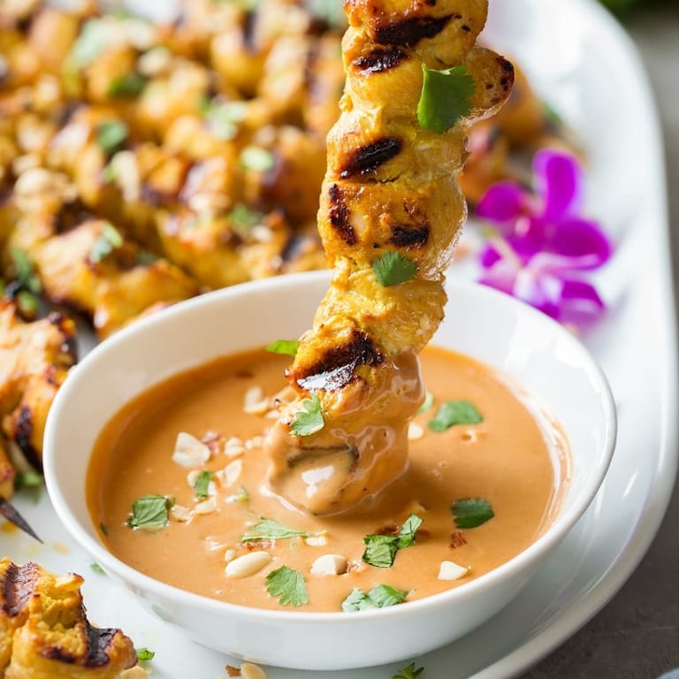 Delicious Satay: Thai and Asian Flavors